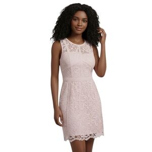 NEW Gianni Bini Lace Overlay Dress Size 2 Soft Peach Cocktail Party, Wedding